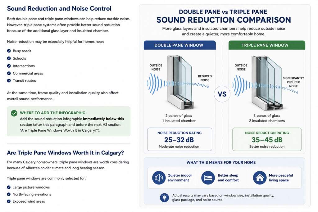 double pane vs triple pane noise reduction