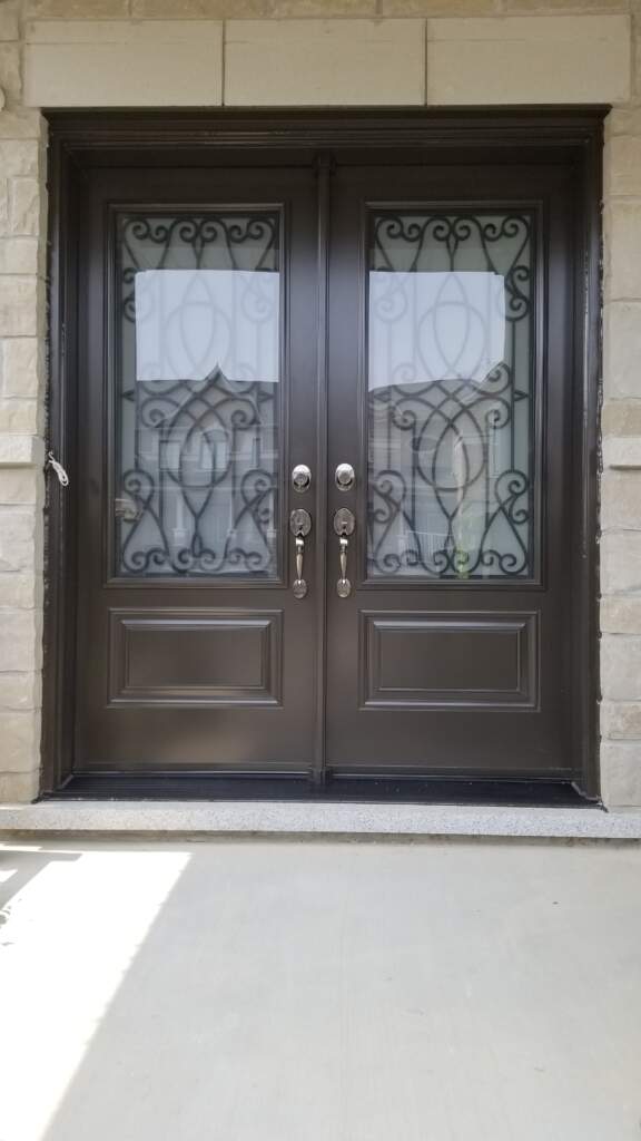 Front door replacement for Calgary home