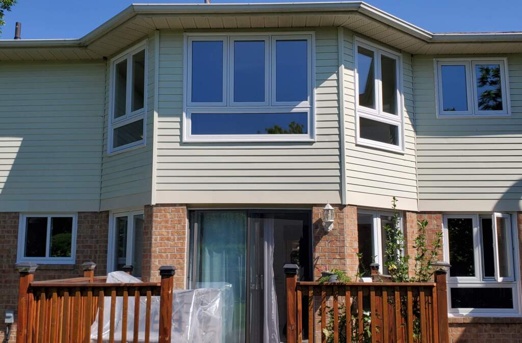 Professional window installation project in Calgary