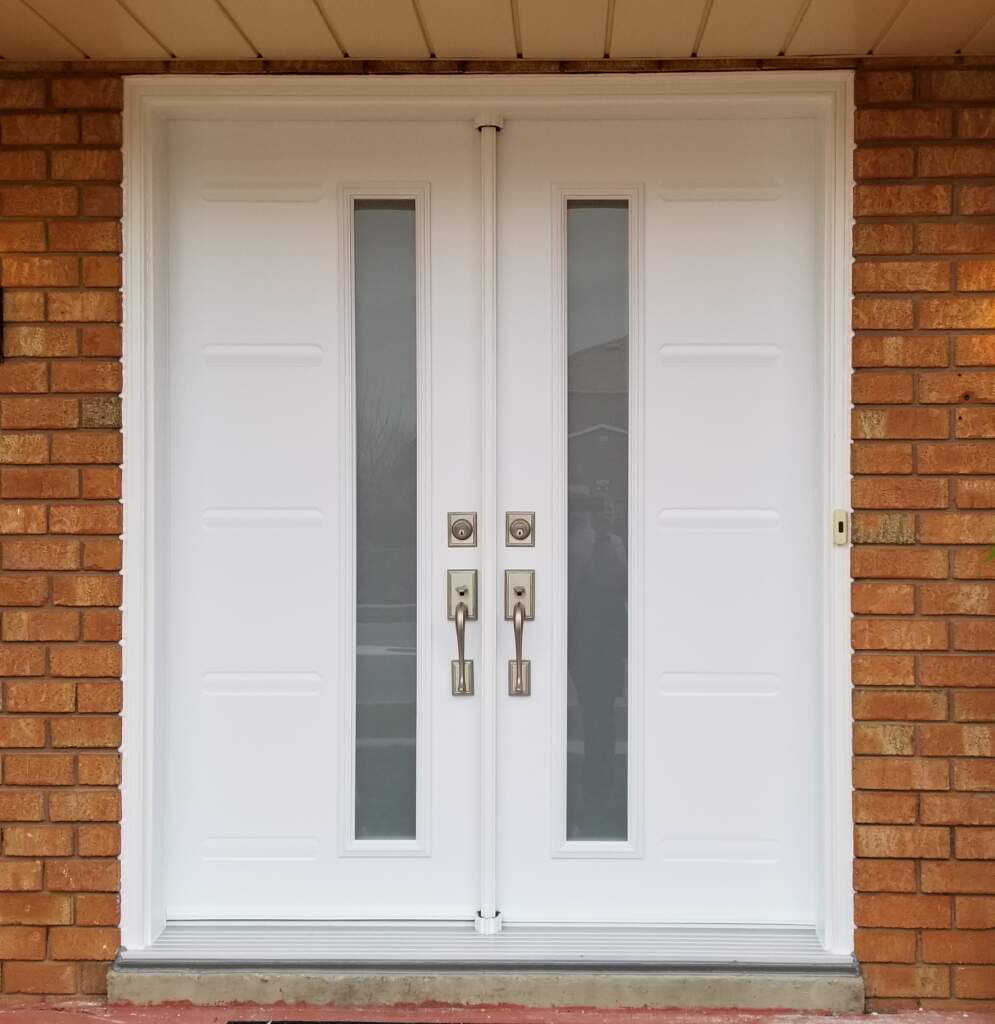 double steel entry door Cochrane