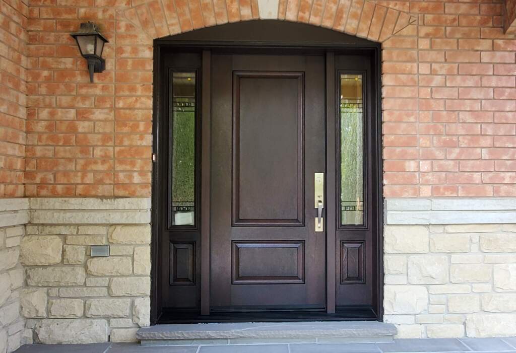 Fiberglass door replacement in Calgary by Winmax Windows and Doors