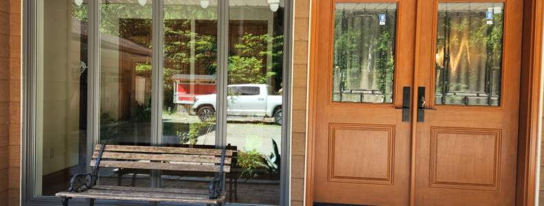 fiberglass door replacement Calgary home exterior