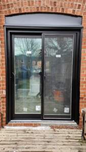 black sliding door Calgary