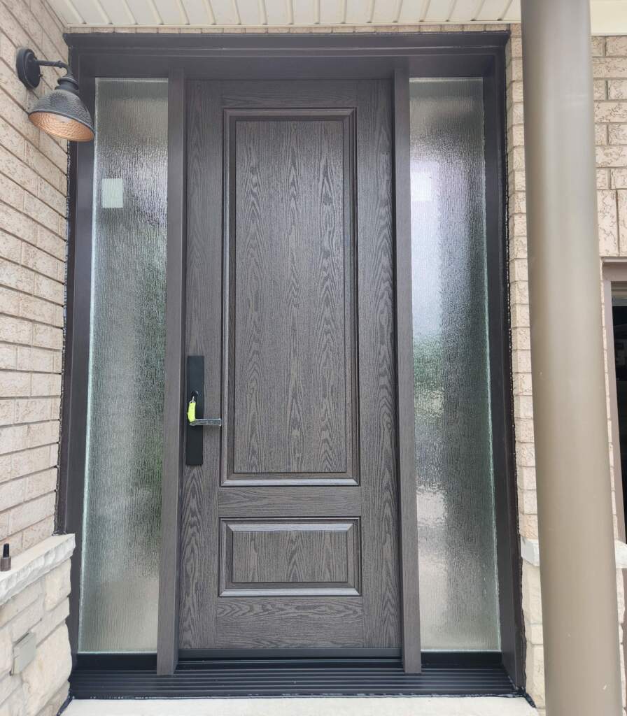 Professional door replacement for a Calgary home
