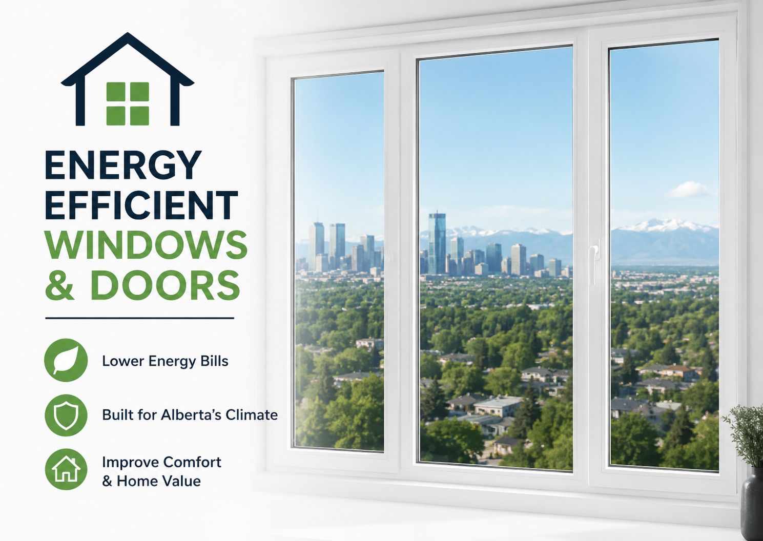 energy efficient replacement windows Calgary